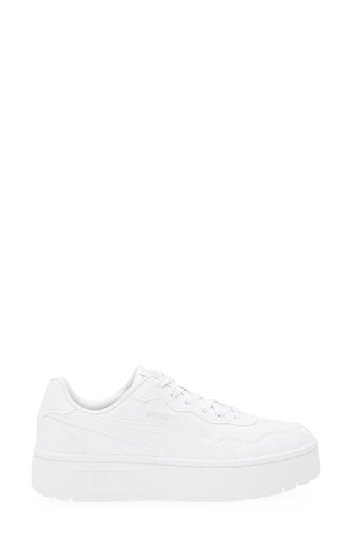 Puma Court Lally Skye Sneaker In White