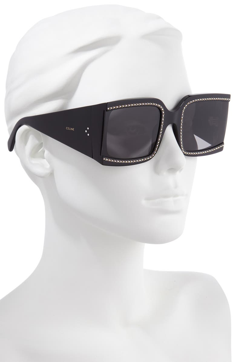 CELINE 60mm Square Sunglasses, Alternate, color, 