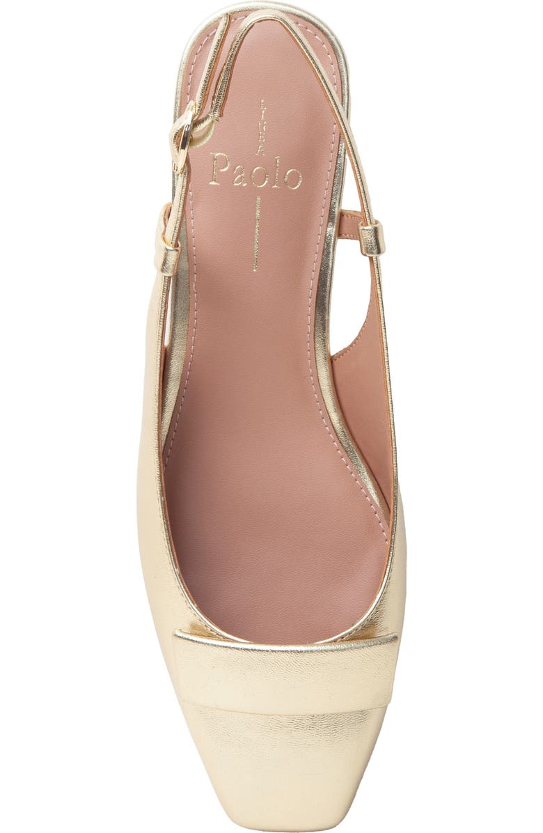 Linea Paolo Caris Slingback Pump, Alternate, color, Dark Gold