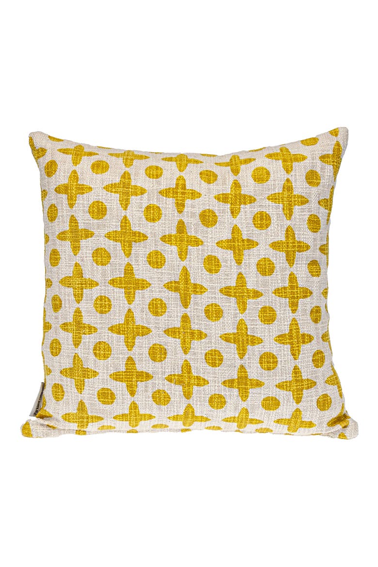 Geometric Decorative Throw Pillow, Main, color, YELLOW