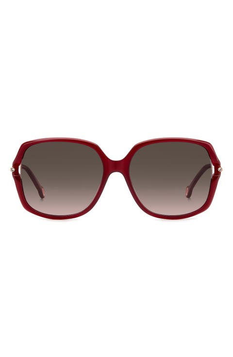 58mm Square Sunglasses