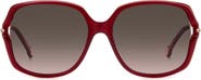 Carolina Herrera 58mm Square Sunglasses