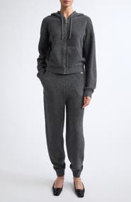 Victoria Beckham Full Zip Wool & Cashmere Hoodie