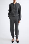 Victoria Beckham Full Zip Wool & Cashmere Hoodie