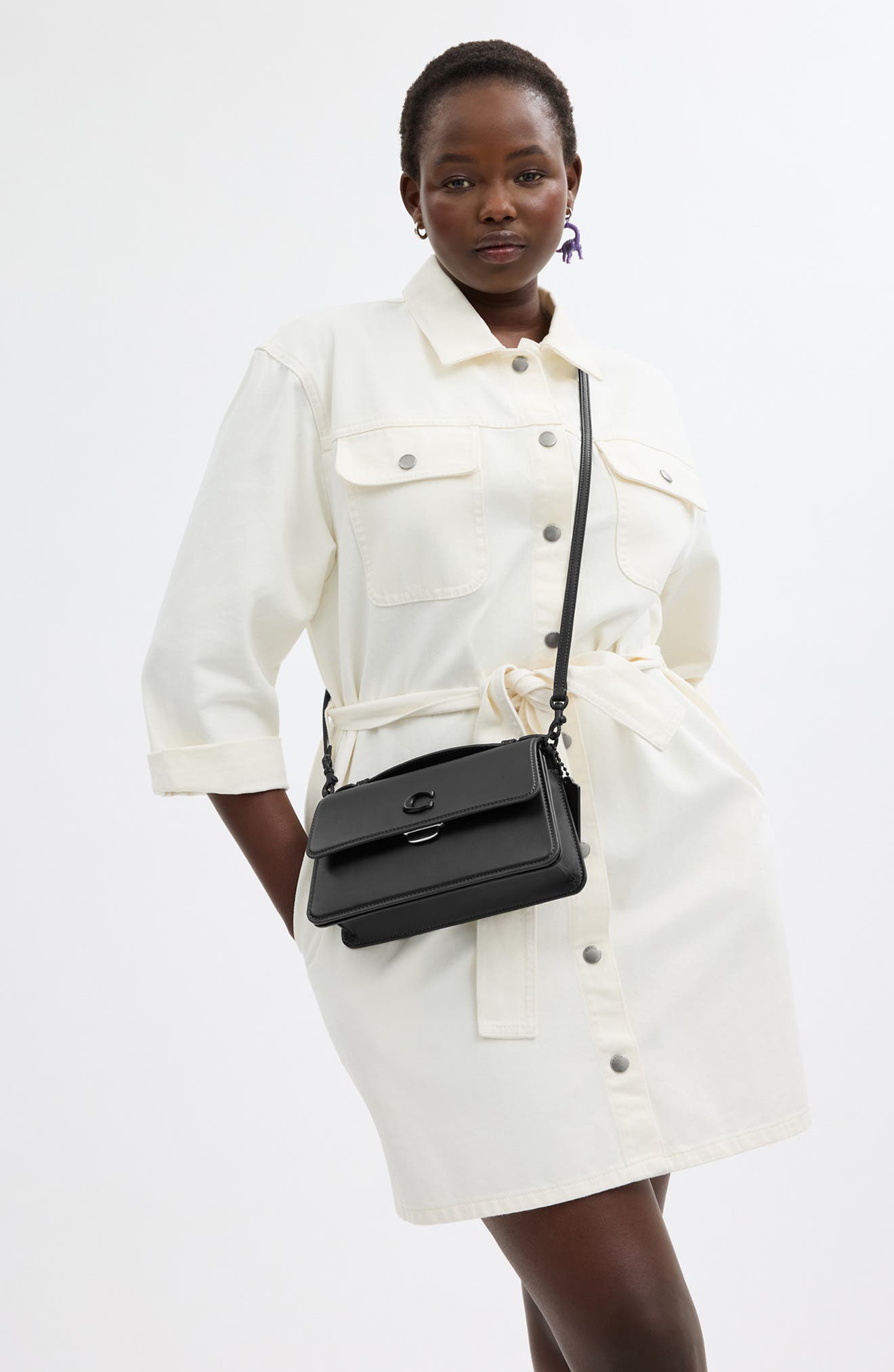 COACH Juno Glovetanned Leather Crossbody Bag, Alternate, color, 