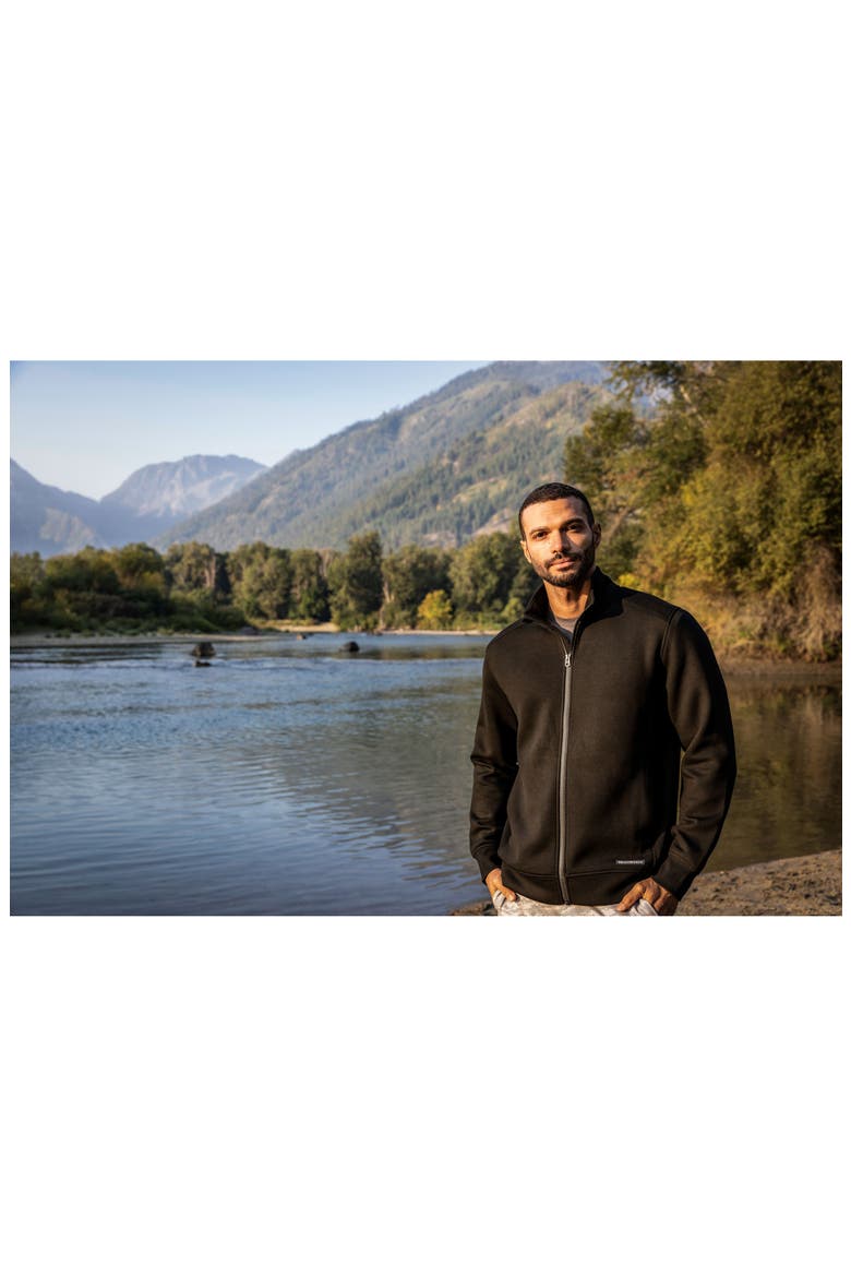 Roam Full Zip Jacket, Alternate, color, BLACK