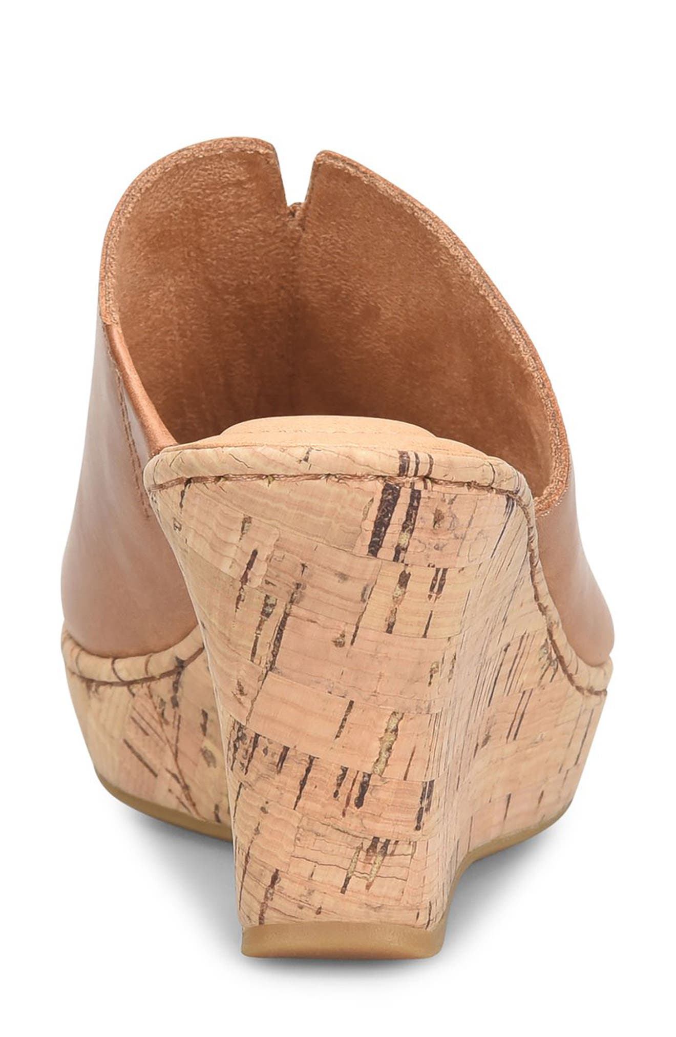 Børn Wedge Slide Sandal, Alternate, color, Tan Leather