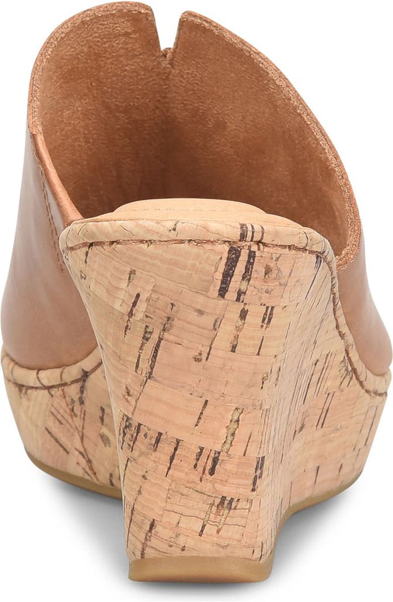 Børn Wedge Slide Sandal, Alternate, color, Tan Leather