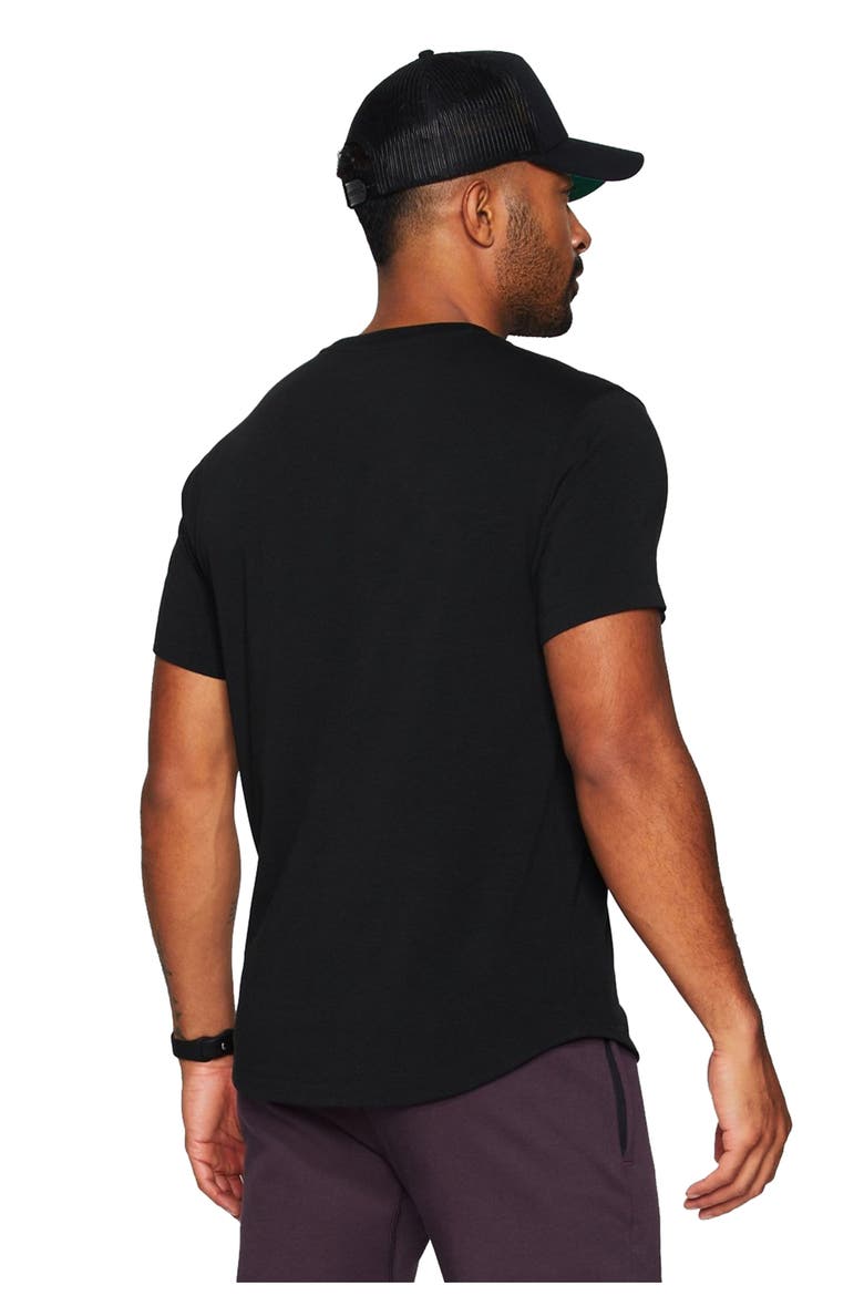The 24-7 Tee Curved Hem, Alternate, color, Black