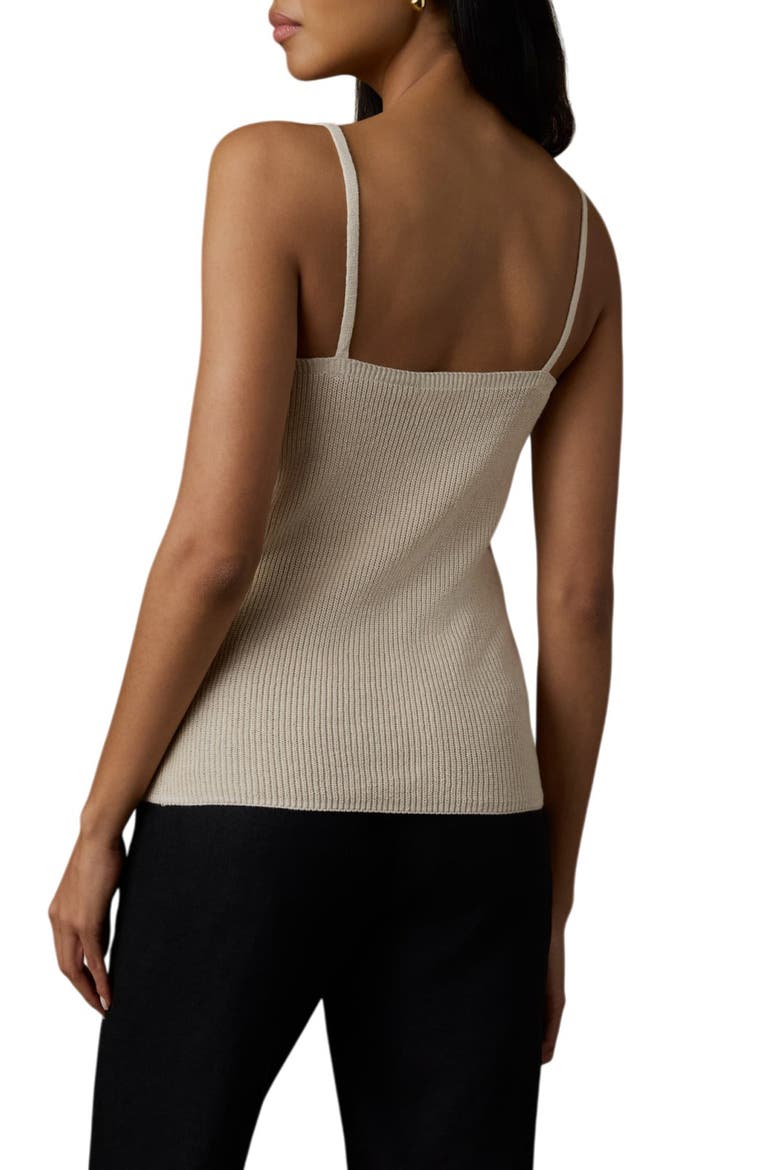 Miramar Linen & Organic Cotton Cami Sweater, Alternate, color, SUMMER SAND
