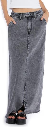 【BAON】Torito Washing Denim Long Skirt BAON】Torito Washing Denim Long Skirt (BAON/スカート