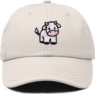 Dalix Strawberry Cow Embroidered Cap