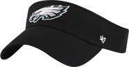 '47 Men's '47 Black Philadelphia Eagles Clean Up Visor