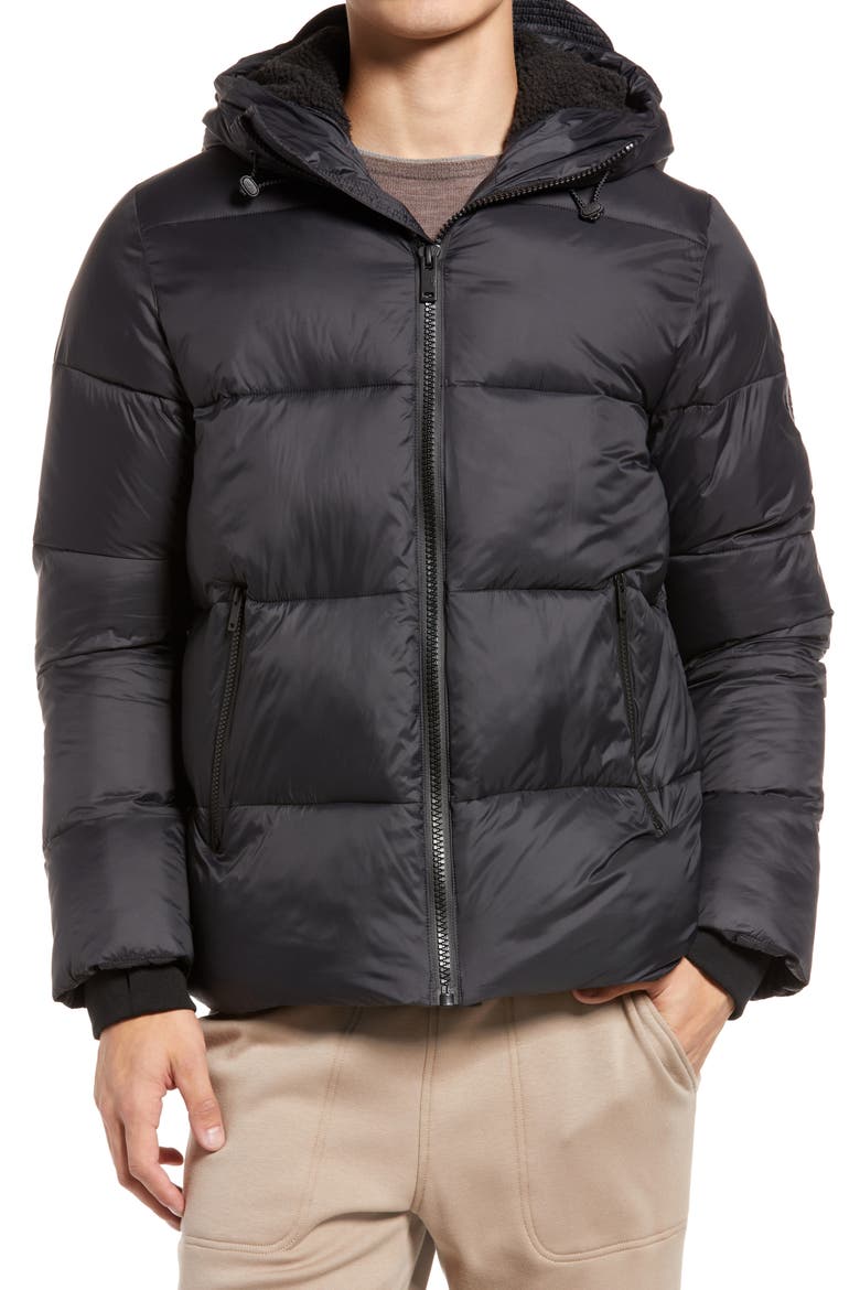 UGG Brayden Puffer Jacket, Alternate, color, BLACK