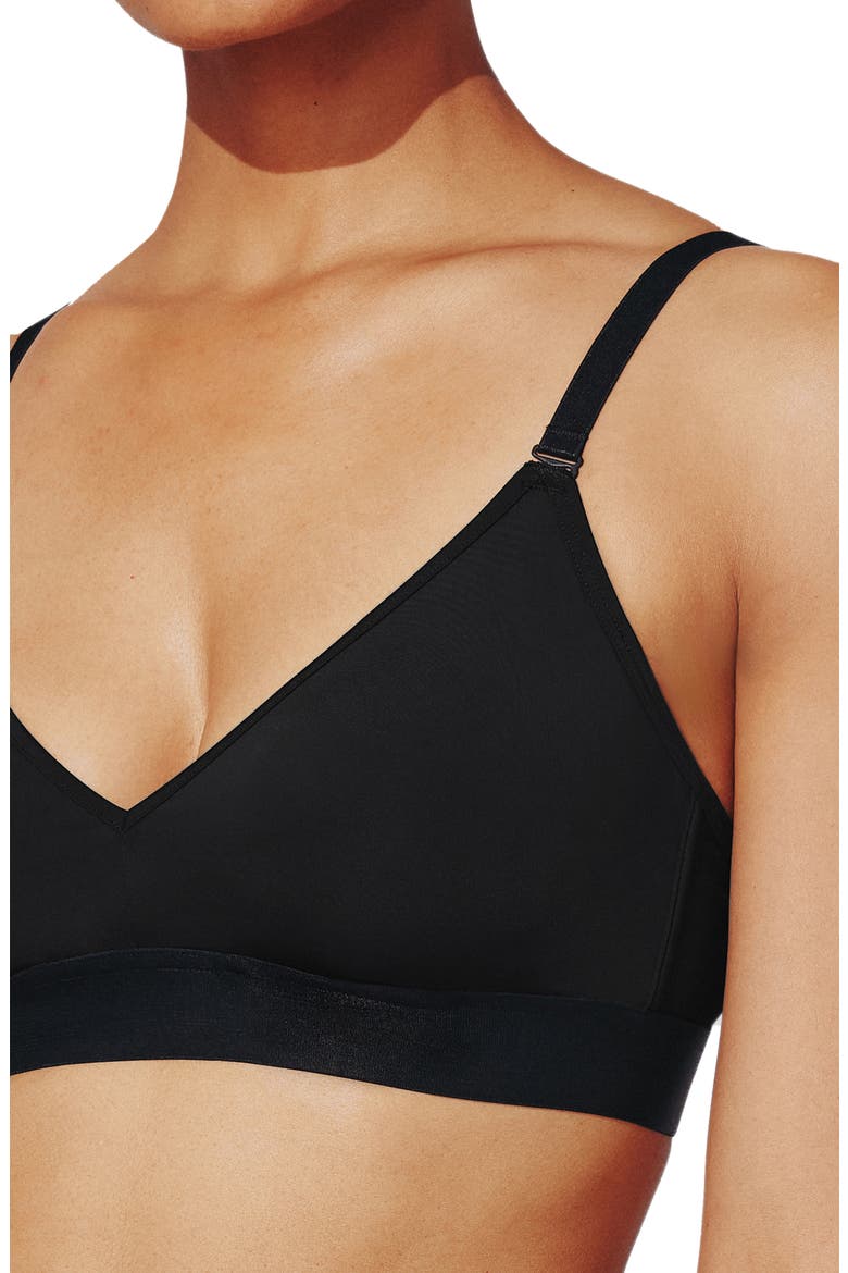 24/7® Classic Wireless Bralette, Alternate, color, BLACK