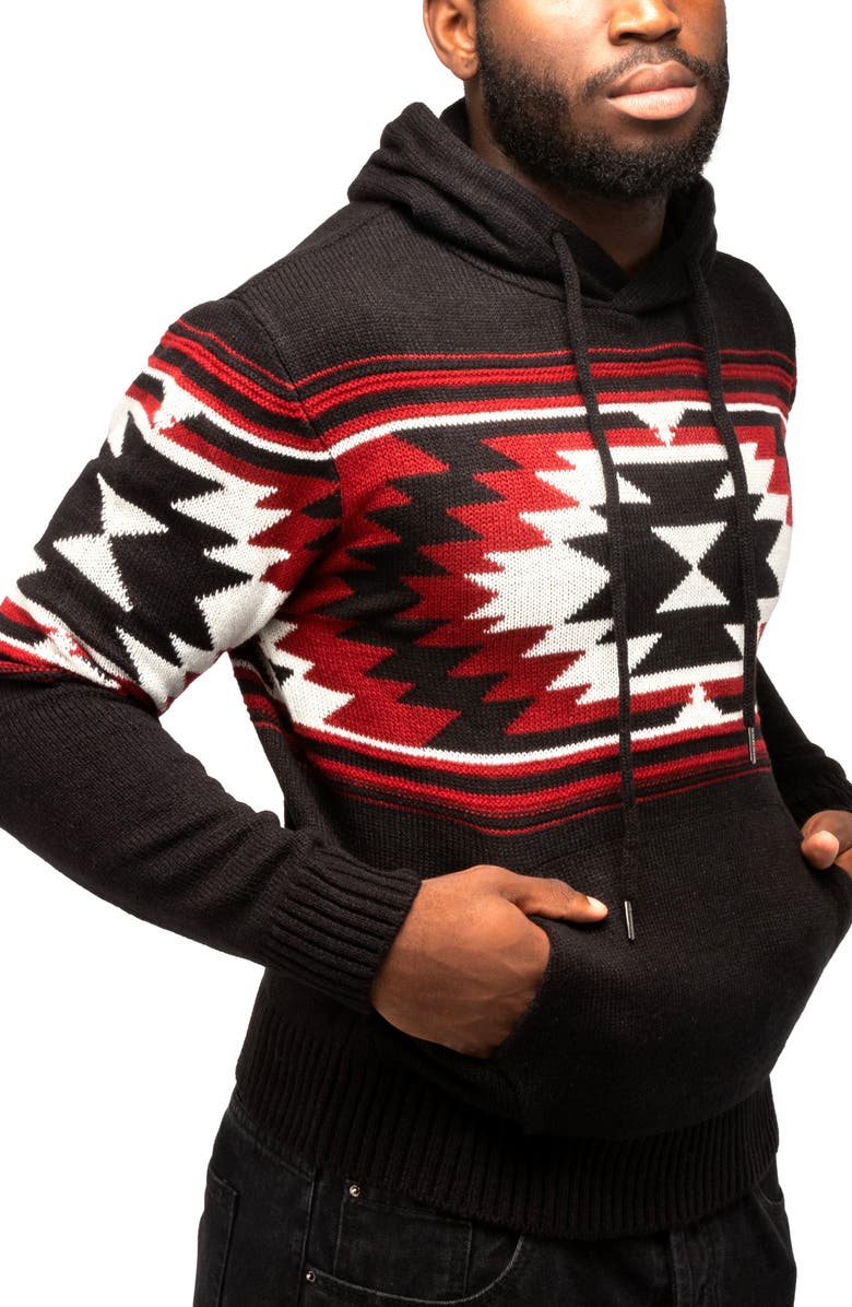 XRAY Accent Pattern Pullover Hoodie, Alternate, color, 