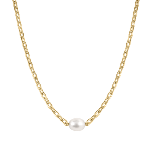 Electric Picks Paradise Pearl Necklace in Gold 