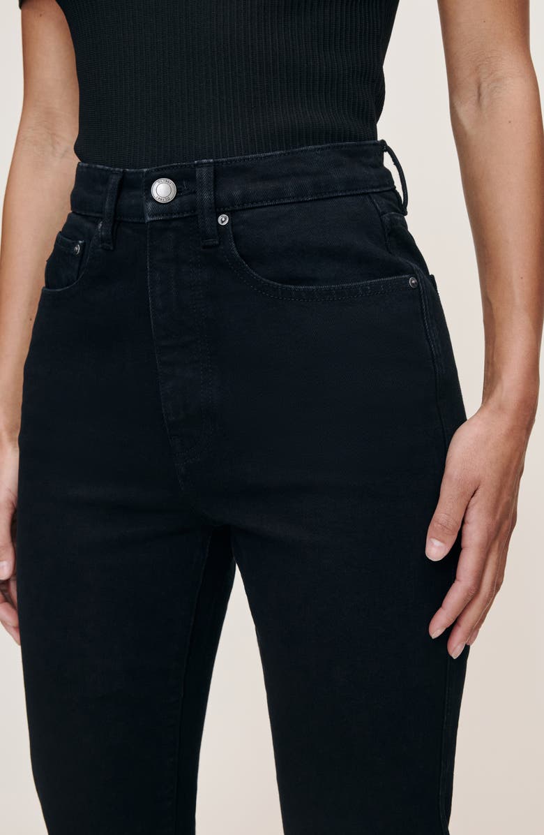 DL1961 Kristy SculptSystem High Rise Cigarette Jeans, Alternate, color, Black