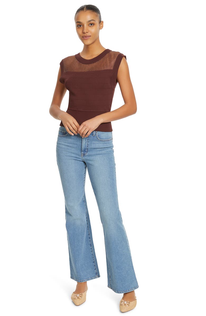 Sam Edelman Samara Mixed Media Sweater, Alternate, color, 