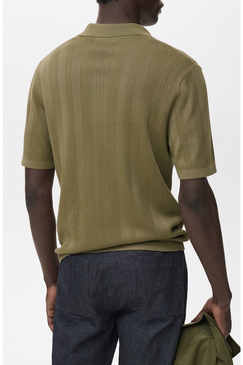 Rib Johnny Collar Polo, Alternate, color, KHAKI GREEN