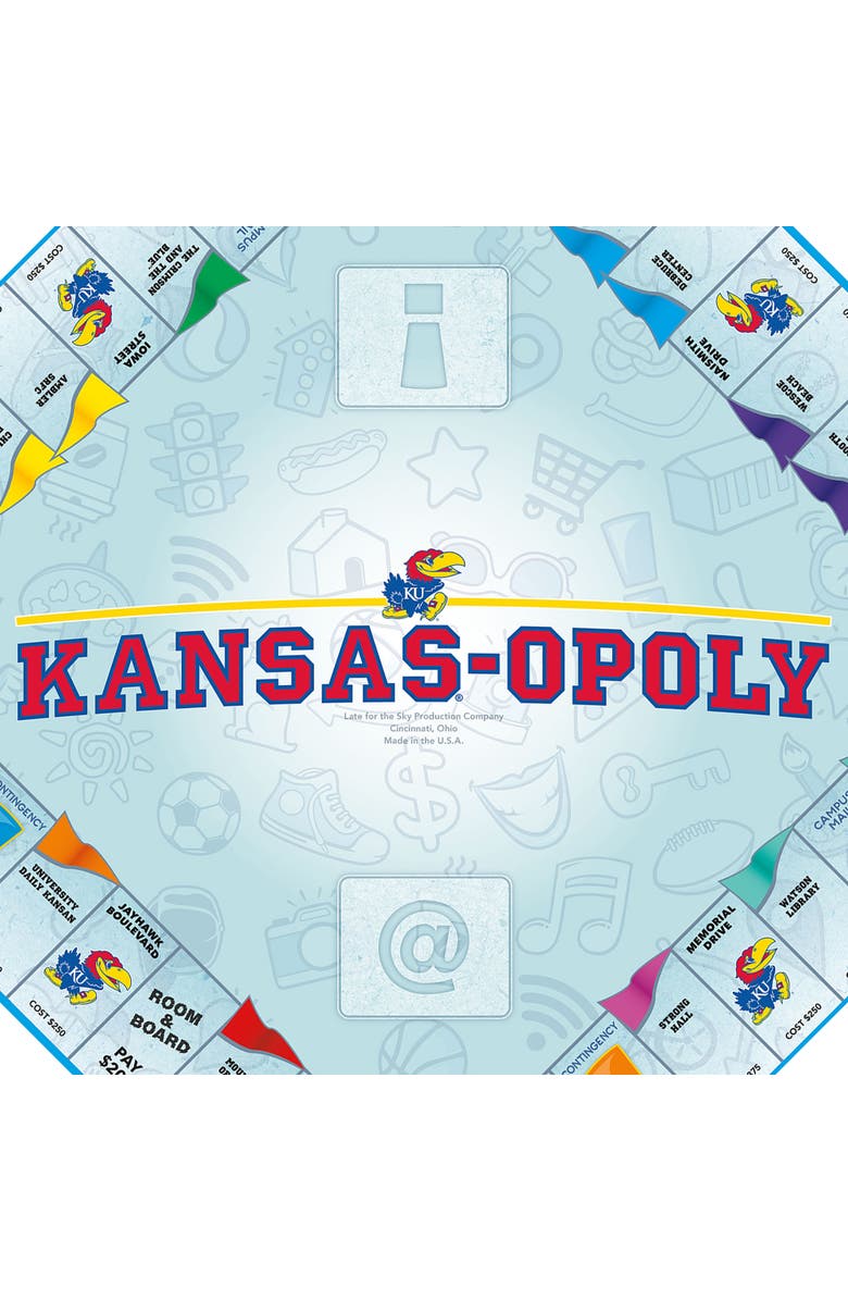 Late for the Sky University Of Kansas Kansasopoly Monopoly Board Game, Alternate, color, Multicolored