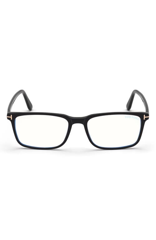 Tom Ford 54mm Rectangular Blue Light Blocking Glasses
