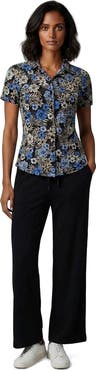 Lords of Harlech Tropical Mix Womens Printed Button-Up Shirt