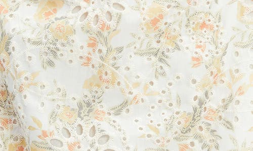 Shop Bardot Lora Broderie Maxi Dress In Yellow Floral