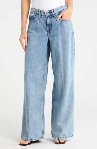 Good American Wide Leg Solution Denim Pants