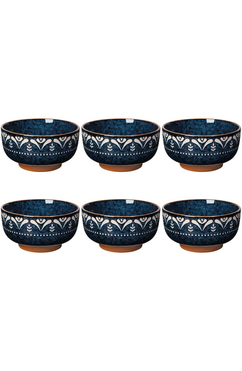Danica Brands Nightbloom Soup Bowl, Main, color, Blue