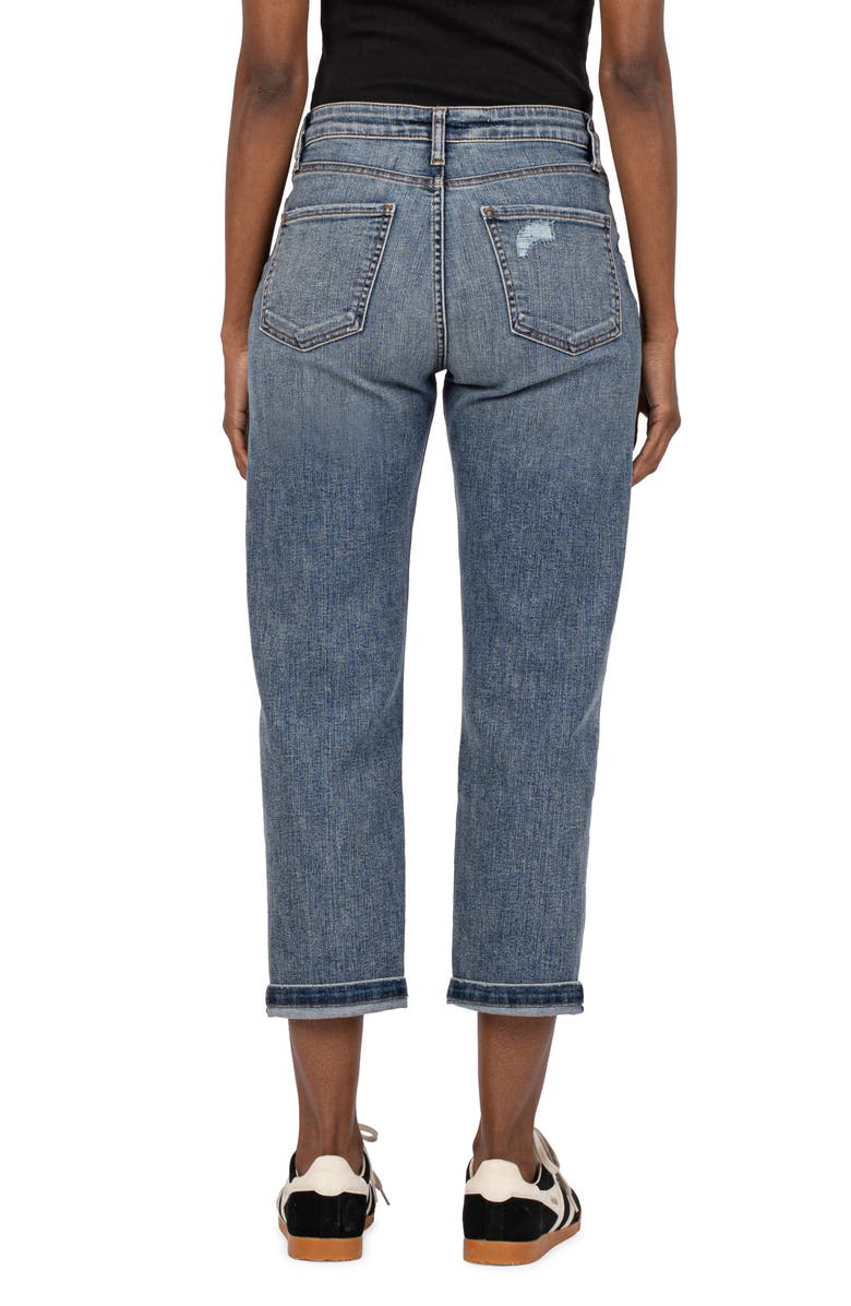 KUT from the Kloth Sienna Crop Baggy Boyfriend Jeans, Alternate, color, 