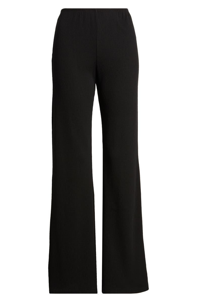 Florence by Mills Micro Thermal Wide Leg Pants, Alternate, color, Black