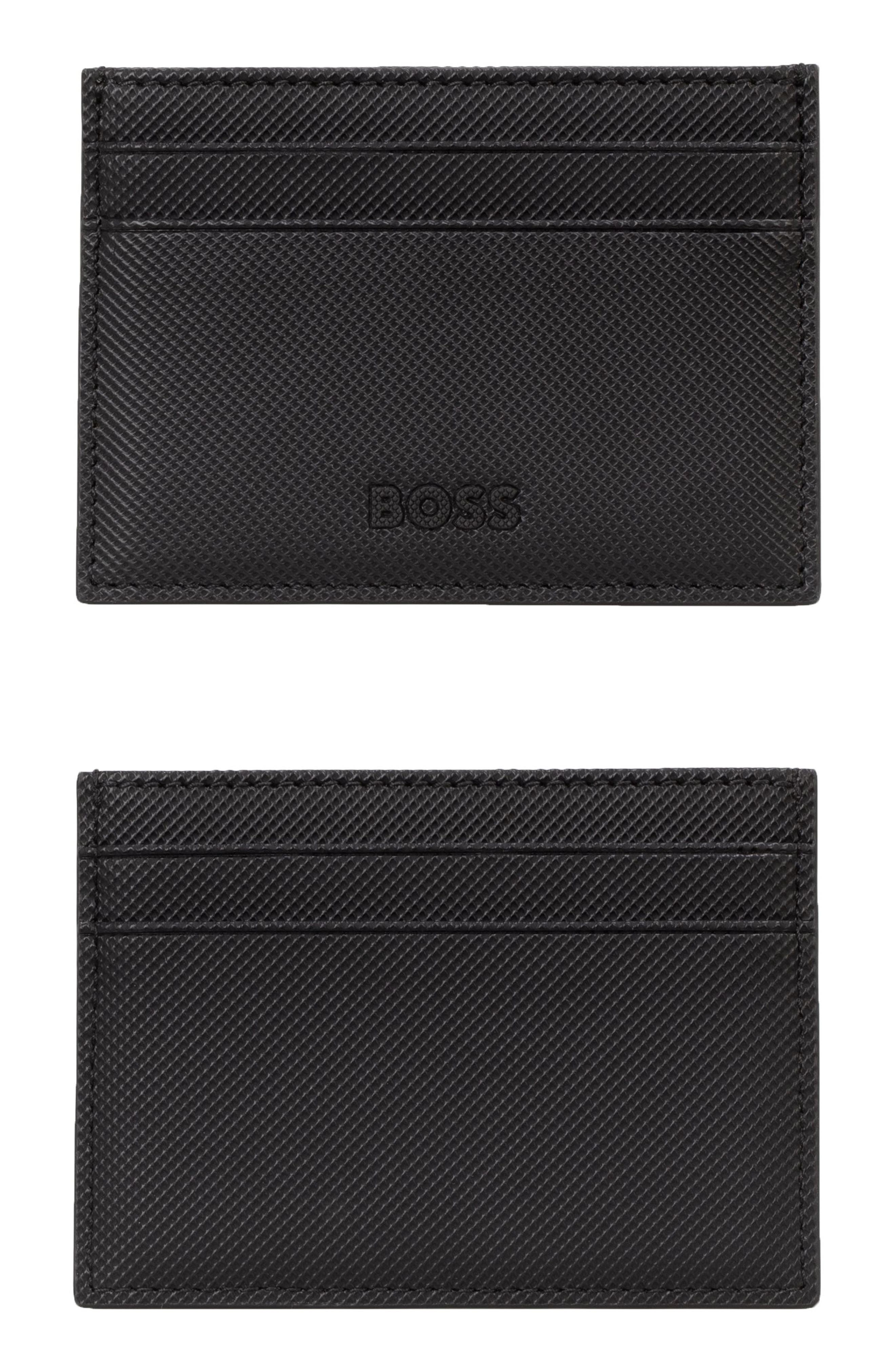 BOSS Catch Faux Leather Card Case (Men) | Nordstrom