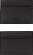 BOSS Catch Faux Leather Card Case