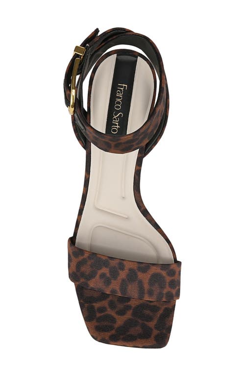 Franco Sarto Savini Ankle Strap Sandal In Tan