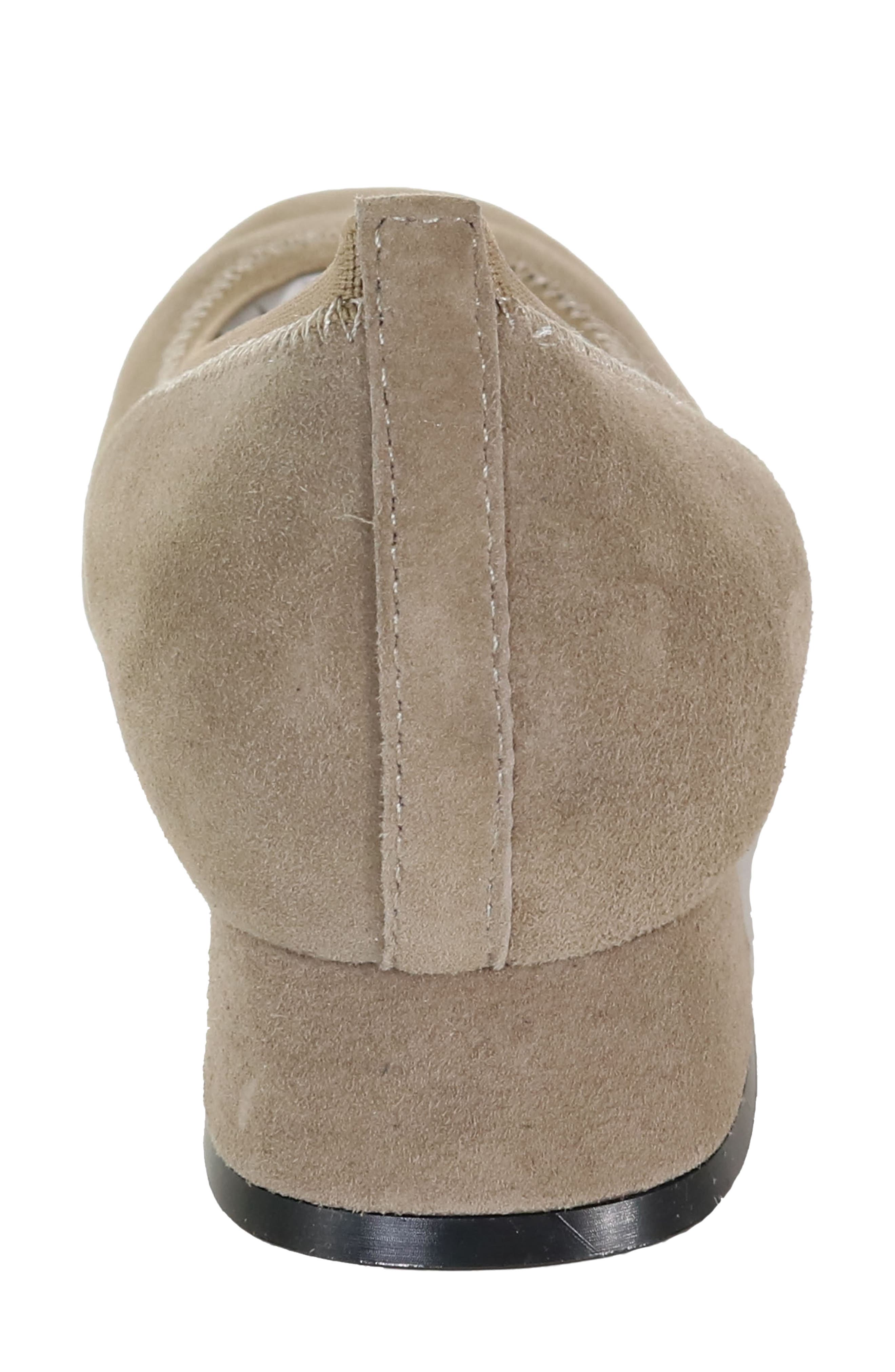 Fab Square Toe Pump, Alternate, color, TAUPE SUEDE