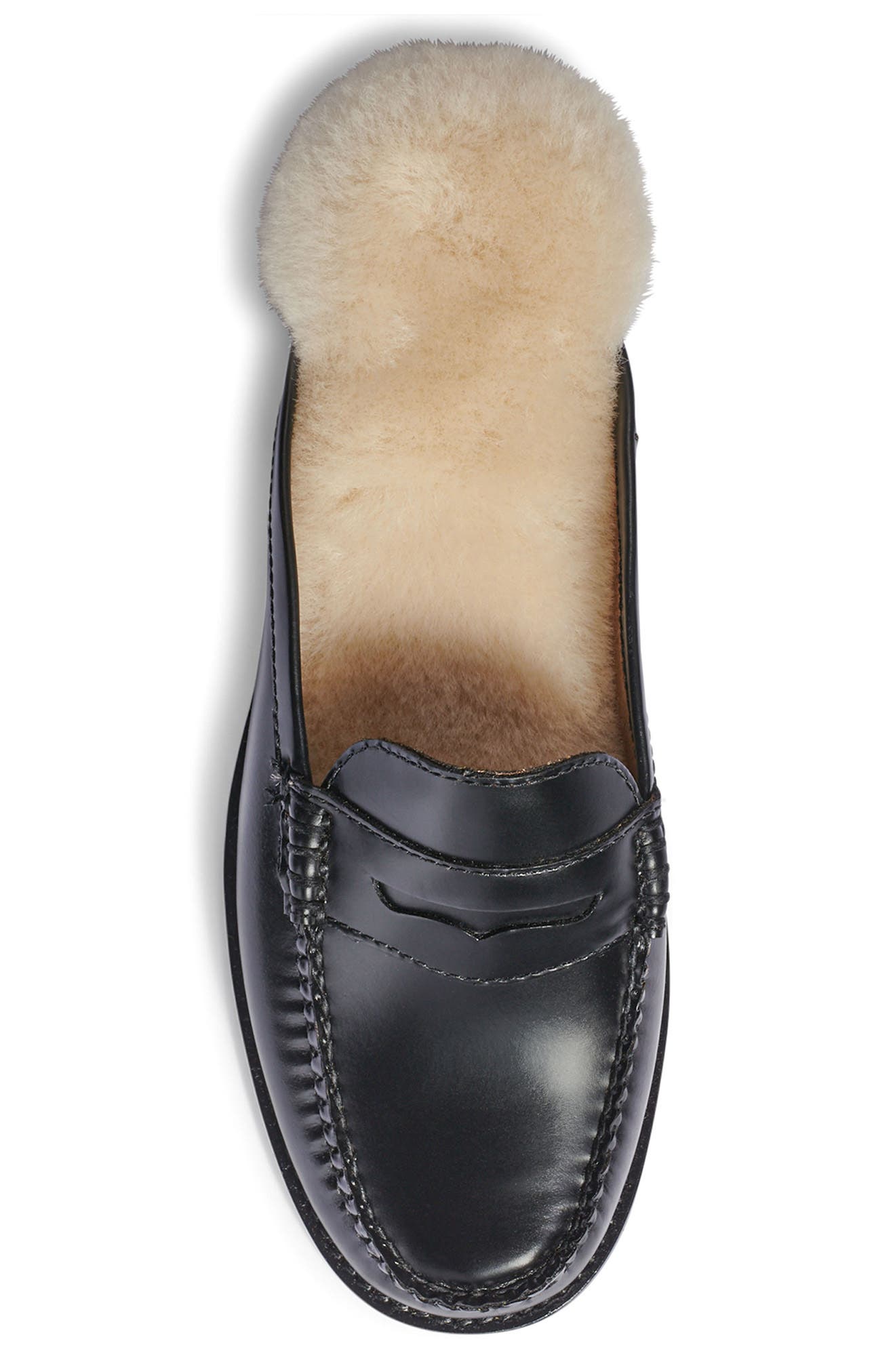 G.H.BASS G.H. Bass and Co. Wynn Genuine Shearling Lined Loafer Mule, Alternate, color, 