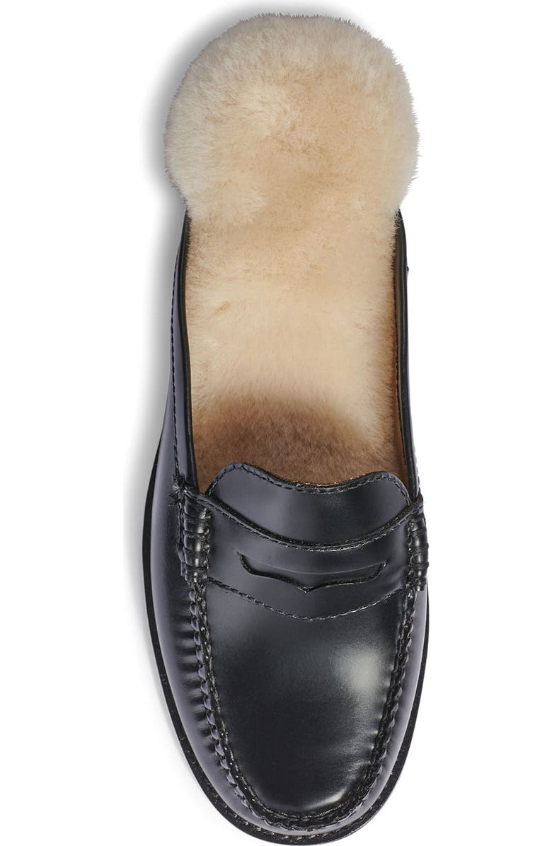 G.H.BASS G.H. Bass and Co. Wynn Genuine Shearling Lined Loafer Mule, Alternate, color,