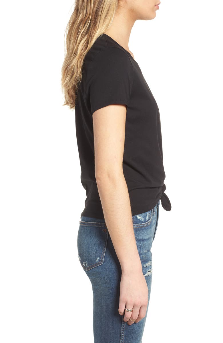 Madewell Knot Front Tee, Alternate, color, 