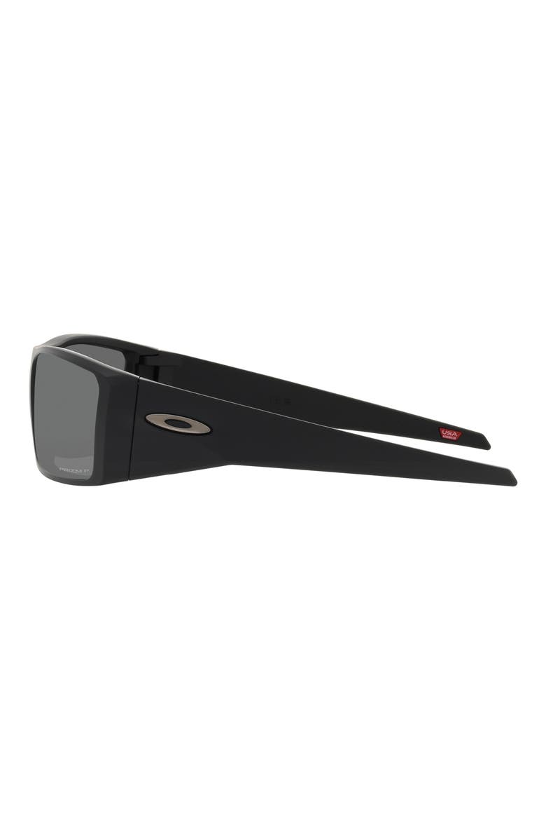 Heliostat 61mm Prizm™ Polarized Rectangular Sunglasses, Alternate, color, MATTE BLACK