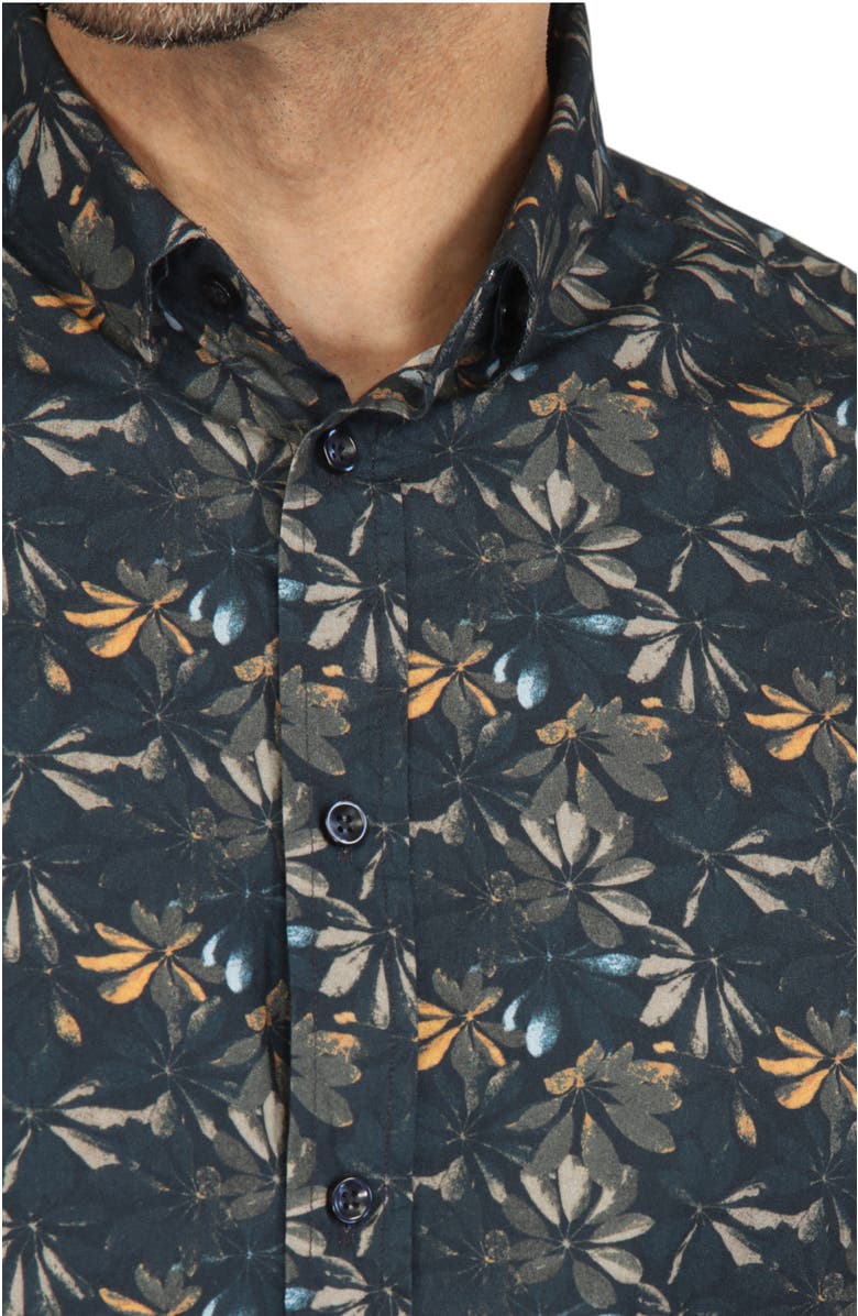 Vustra Lily Print Short Sleeve Shirt, Alternate, color,