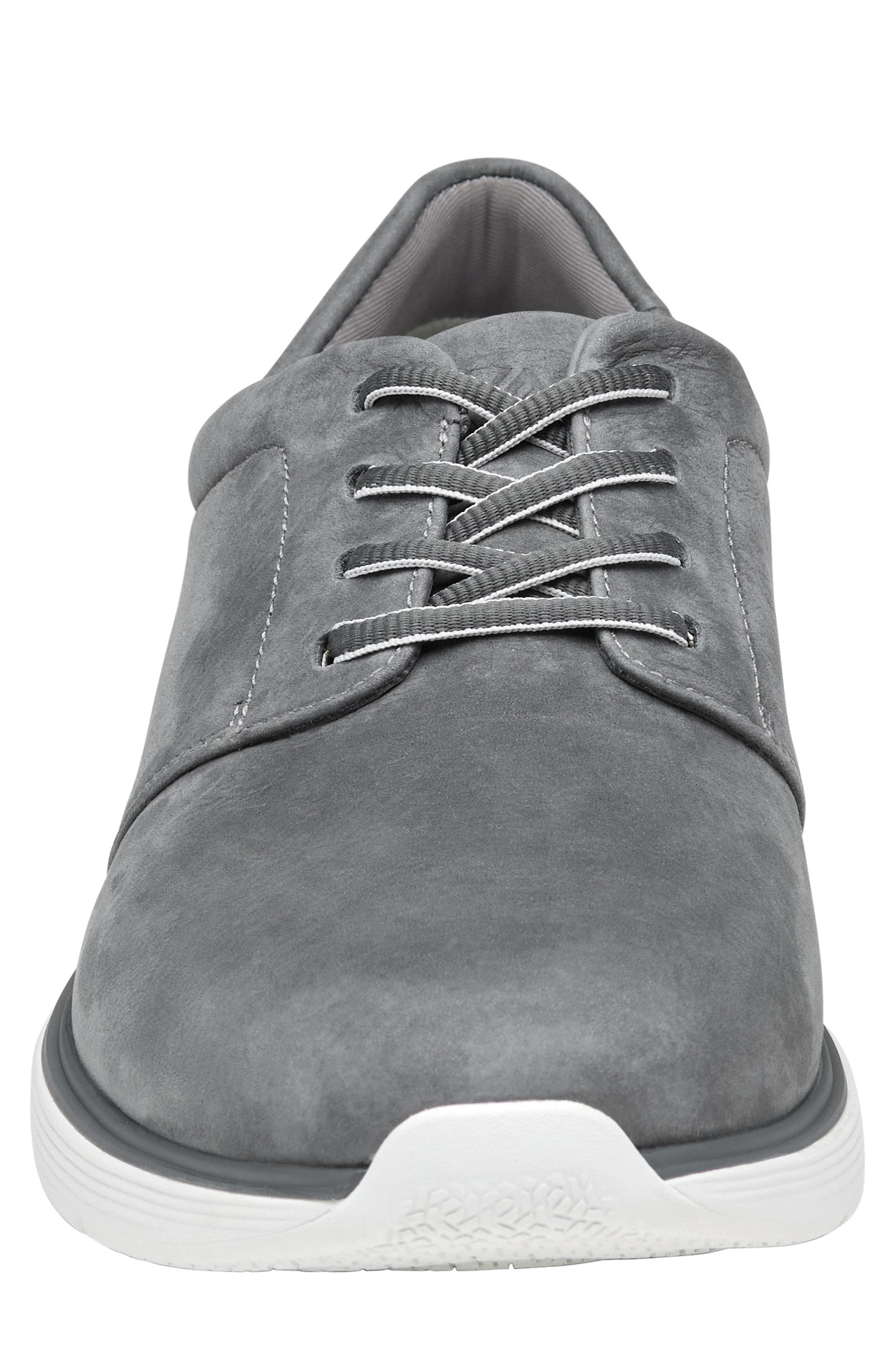 XC4® Prentiss Waterproof Plain Toe Derby, Alternate, color, GRAY TUMBLED NUBUCK