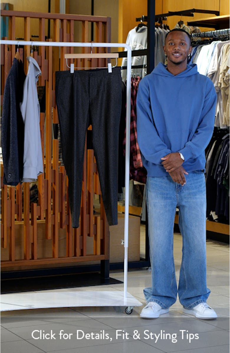 Genius Slim Fit Wool Suit Pants, sales video thumbnail