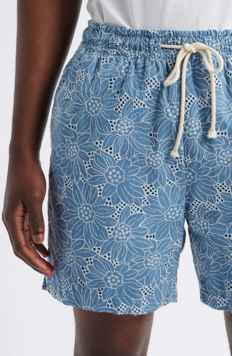 Rails Logan Floral Cotton Shorts, Alternate, color, 