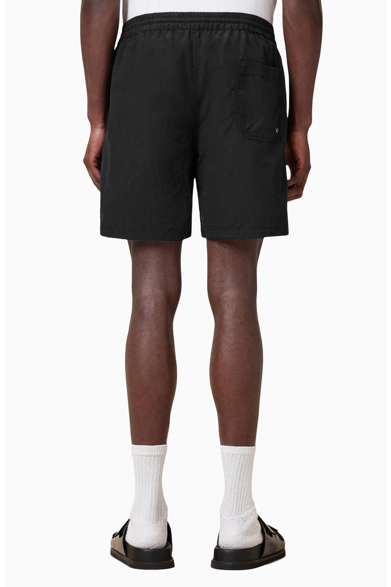 Distortion Swim Trunks, Alternate, color, JET BLACK