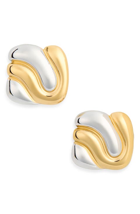 Harmony Two-Tone Earrings