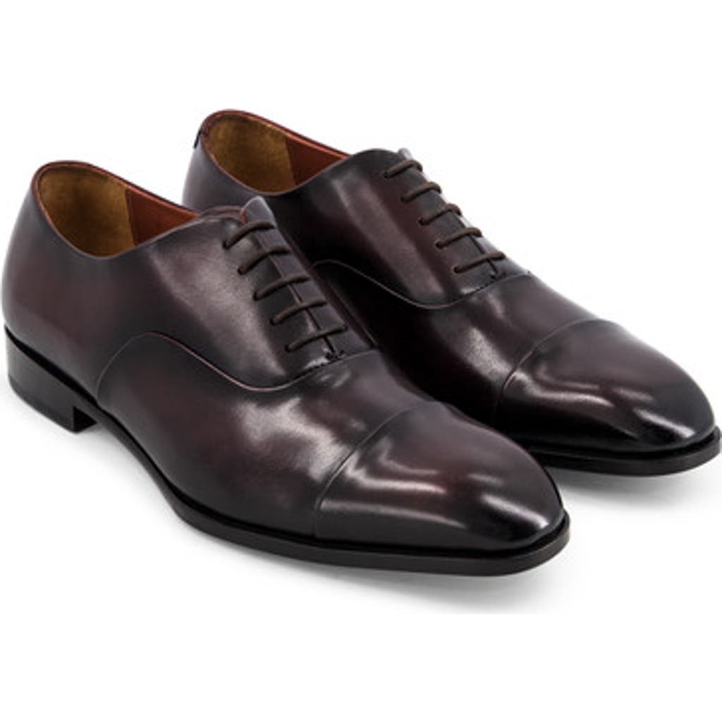 Anthony Veer Genoa Cap Toe Oxford In Brown