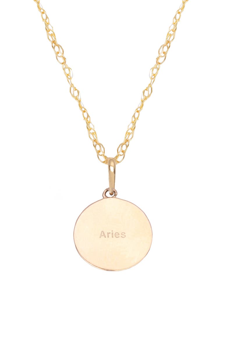 STONE AND STRAND Zodiac Coin Pendant Necklace, Alternate, color, 
