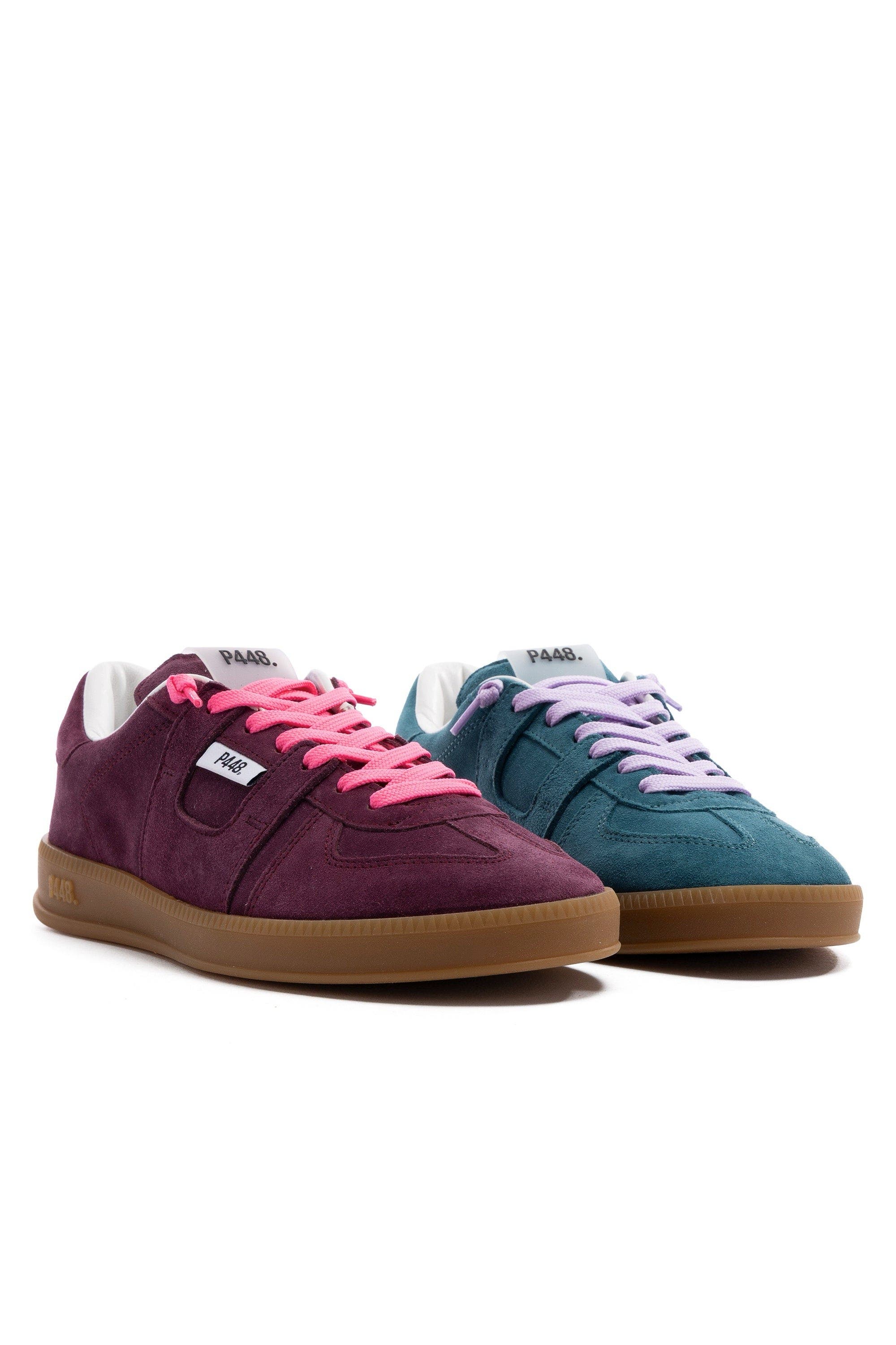 P448 Monza Kaleidoscope Sneaker, Main, color, Burgundy/Blue