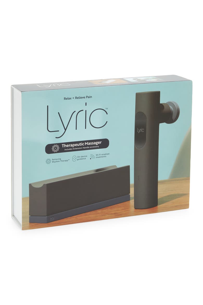 The Lyric Therapeutic Handheld Massager Device, Main, color, THE LYRIC - GRANITE